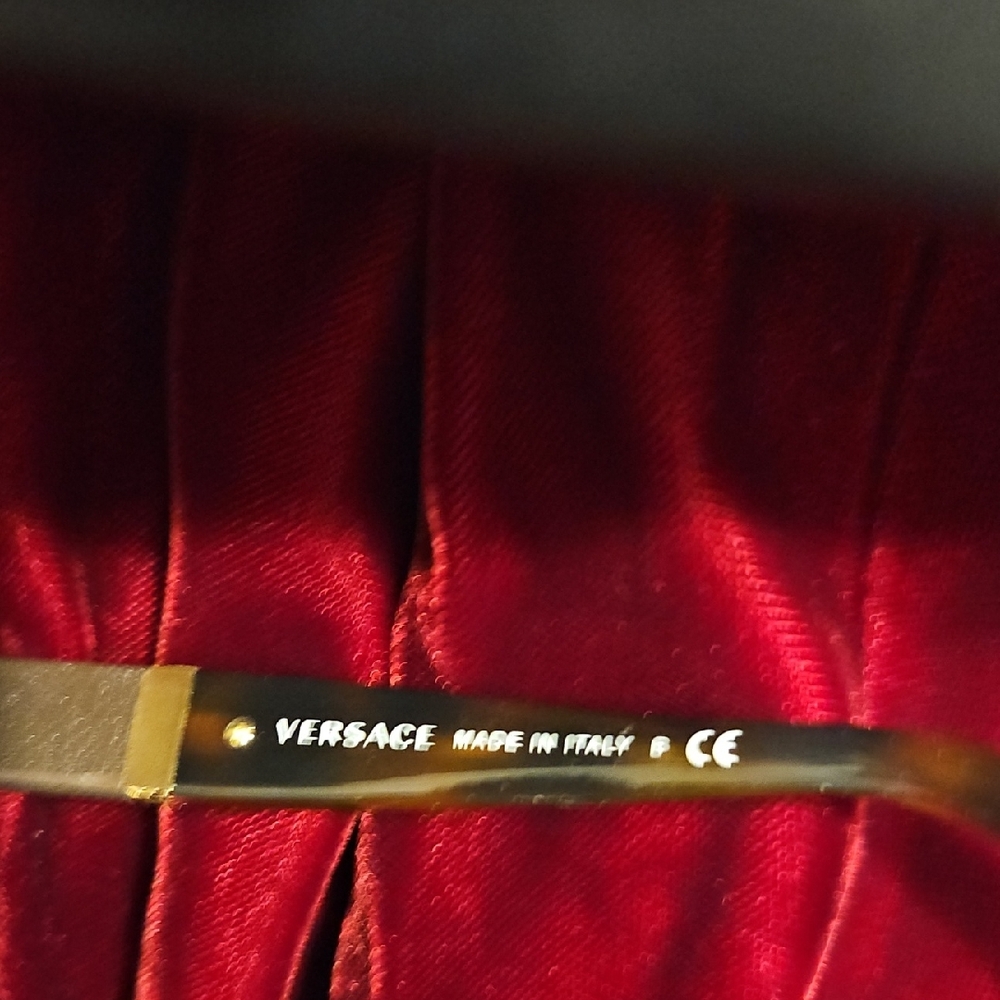 Versace Euc Tortoise Brown Oversized Sunglasses W… - image 2